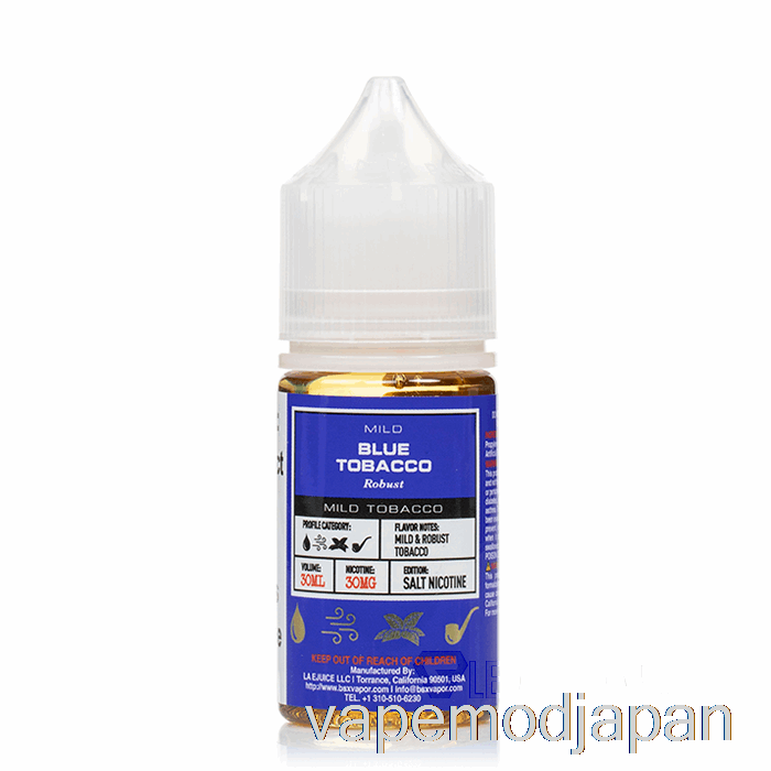 VAPE MOD ブルー タバコ - BSX ソルト シリーズ - 30ml 30mg